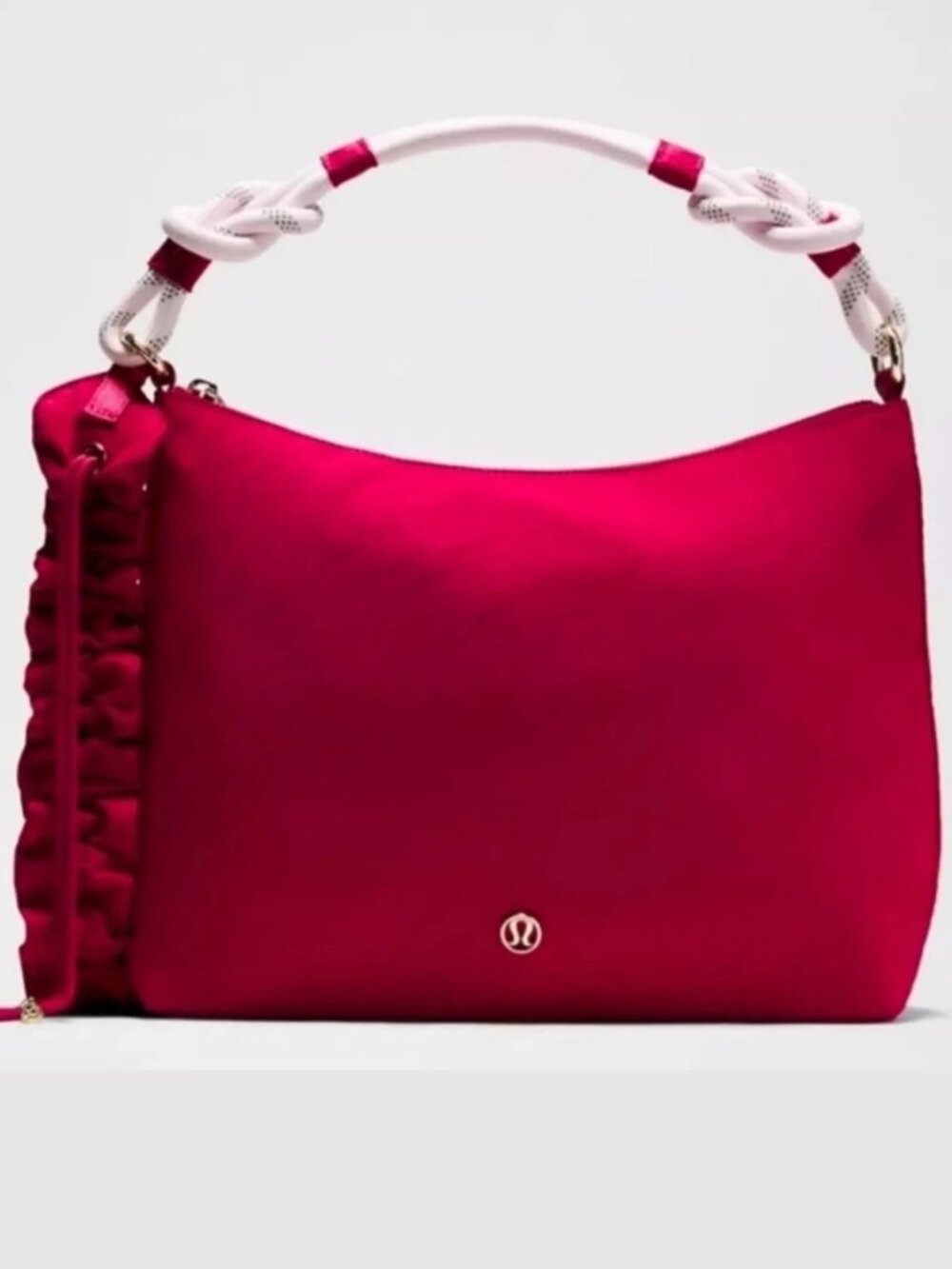 Lululemon Collector’s Convertible Ruched Crossbody Bag 6.5L Rumble Pink NWT